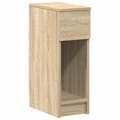 Miniatyrbilde 2 av 10: vidaXL Nattbord med skuff sonoma eik 20x36x60 cm