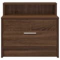 Miniatyrbilde 5 av 11: vidaXL Nattbord med skuff brun eik 51x31x47 cm