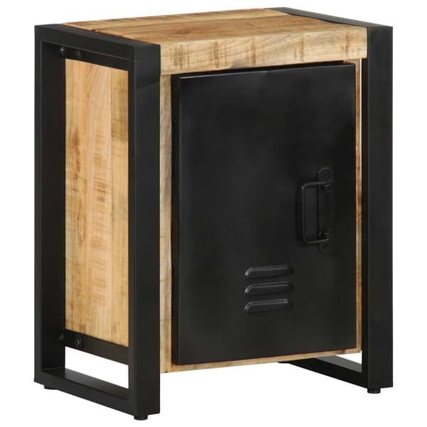 vidaXL Sängbord 40x30x51 cm massivt grovt mangoträ