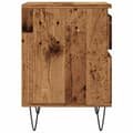 Miniatyrbilde 7 av 11: vidaXL Nattbord gammelt tre 40x35x50 cm konstruert tre