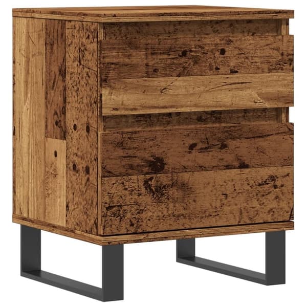 vidaXL Nattbord gammelt tre 40x35x50 cm konstruert tre