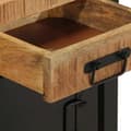 Miniatyrbilde 9 av 11: vidaXL Nattbord 40x30x50 cm grovt heltre mangotre