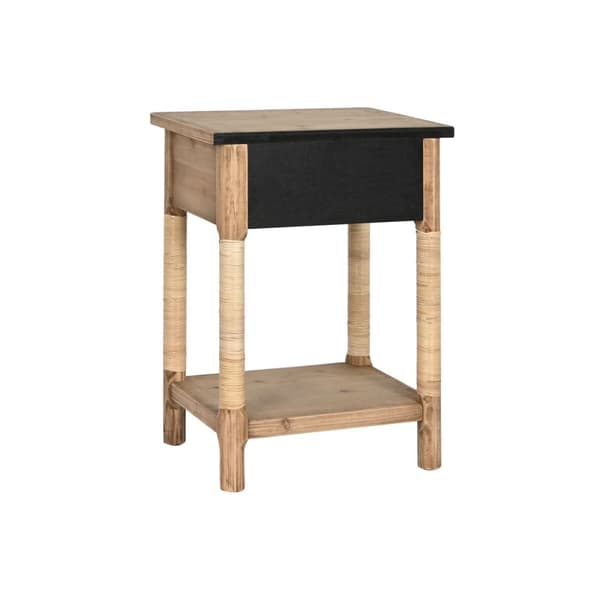 Natbord Home ESPRIT Natur Lys brun Tov Gran 44 x 33 x 61,5 cm