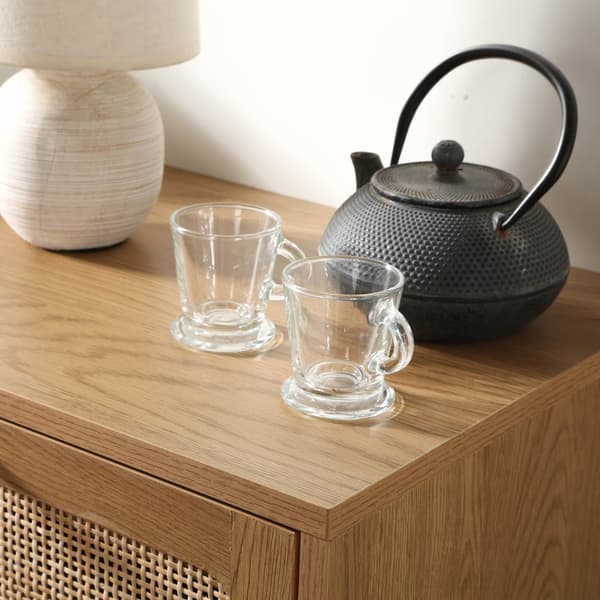 Sängbord 1 Rottinglåda med Hylla H50 cm - JAYA