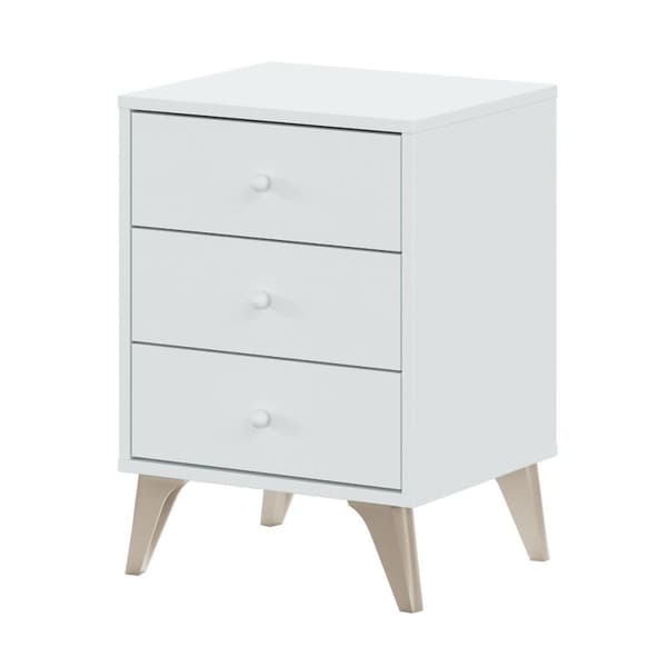 Söt 3-lådors sängbord - L33,5 cm
