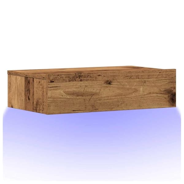vidaXL Nattbord gammelt tre 60x35 cm konstruert tre