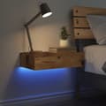 Miniatyrbilde 6 av 11: vidaXL Nattbord gammelt tre 60x35 cm konstruert tre
