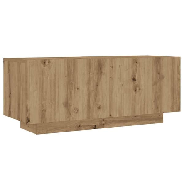 vidaXL Yöpöytä käsityöläinen tammi 100x35x40 cm tekninen puu