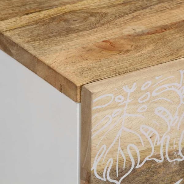 vidaXL Nattbord 50x33x60 cm heltre mango
