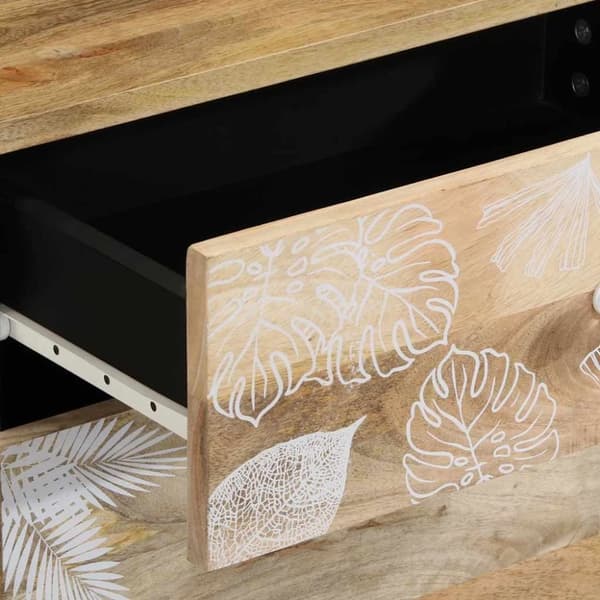 vidaXL Nattbord 50x33x60 cm heltre mango