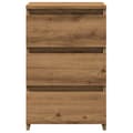 Miniatyrbilde 6 av 11: vidaXL Nattbord artisan eik 40x35x62,5 cm konstruert tre
