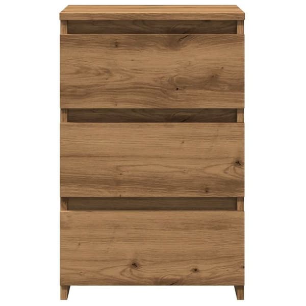 vidaXL Nattbord artisan eik 40x35x62,5 cm konstruert tre