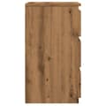 Miniatyrbilde 7 av 11: vidaXL Nattbord artisan eik 40x35x62,5 cm konstruert tre