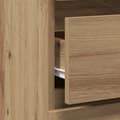 Miniatyrbilde 10 av 11: vidaXL Nattbord artisan eik 40x35x62,5 cm konstruert tre