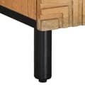 Miniatyrbilde 9 av 11: vidaXL Nattbord 2 stk brun 40x33x46 cm heltre mango