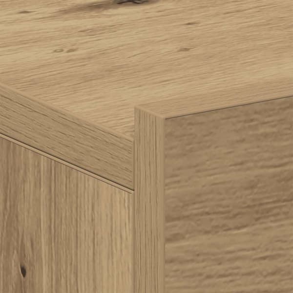 vidaXL Flytende nattbord 2 stk artisan eik 40x32x15 cm konstruert tre