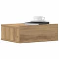Miniatyrbilde 1 av 11: vidaXL Flytende nattbord 2 stk artisan eik 40x32x15 cm konstruert tre
