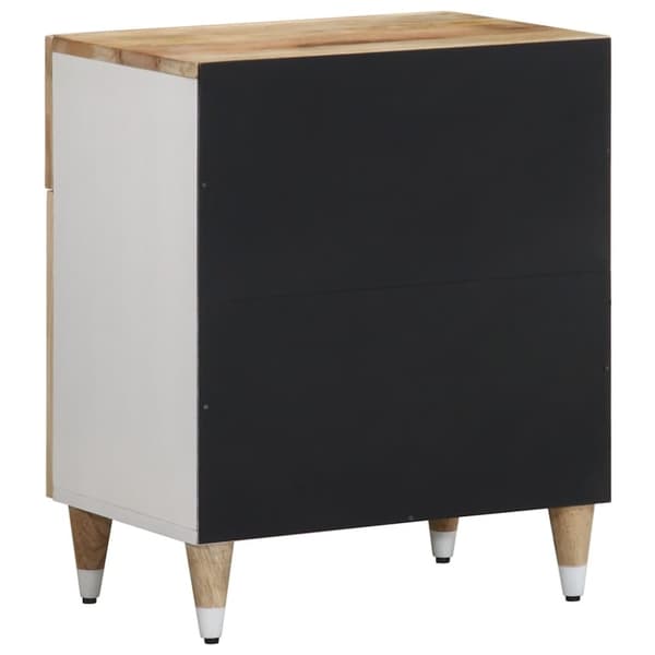 vidaXL Nattbord 50x33x60 cm heltre mango
