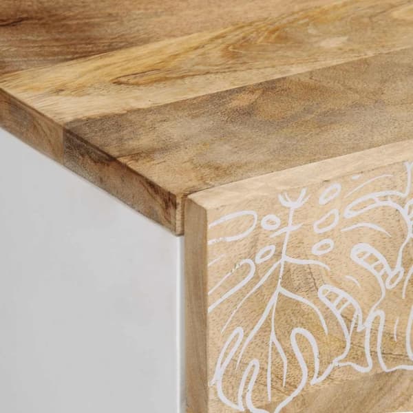 vidaXL Nattbord 50x33x60 cm heltre mango