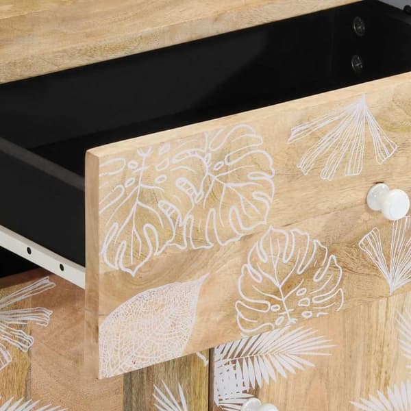 vidaXL Nattbord 50x33x60 cm heltre mango