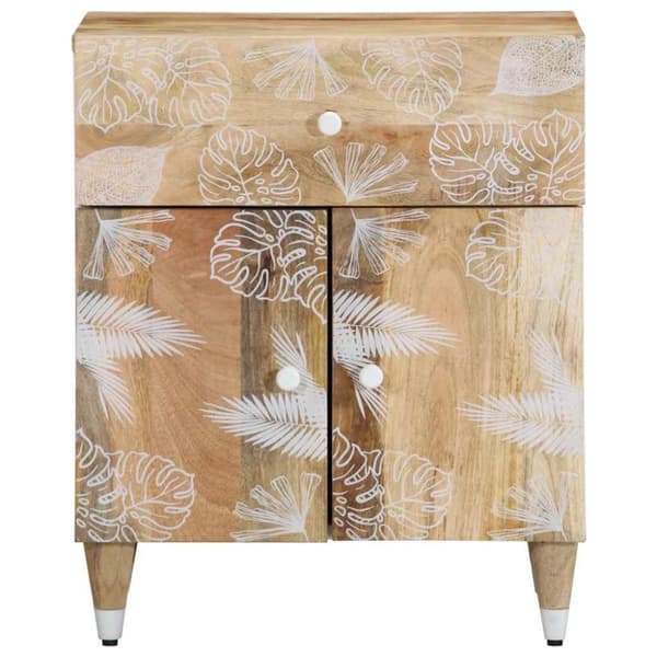 vidaXL Nattbord 50x33x60 cm heltre mango