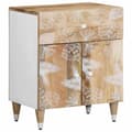 Miniatyrbilde 1 av 11: vidaXL Nattbord 50x33x60 cm heltre mango