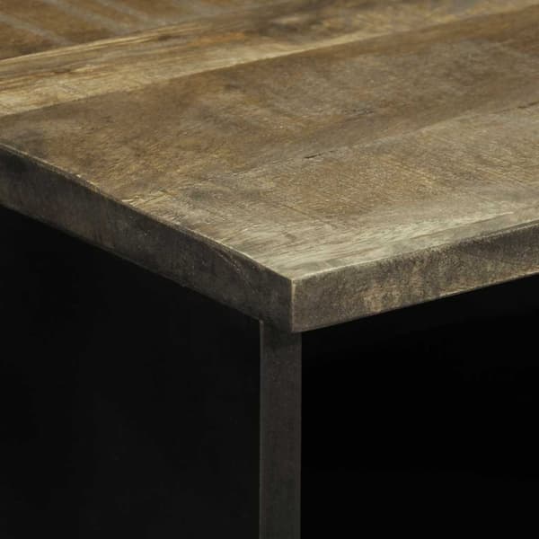 vidaXL Nattbord 2 stk lysegrå 40x33x46 cm heltre mango