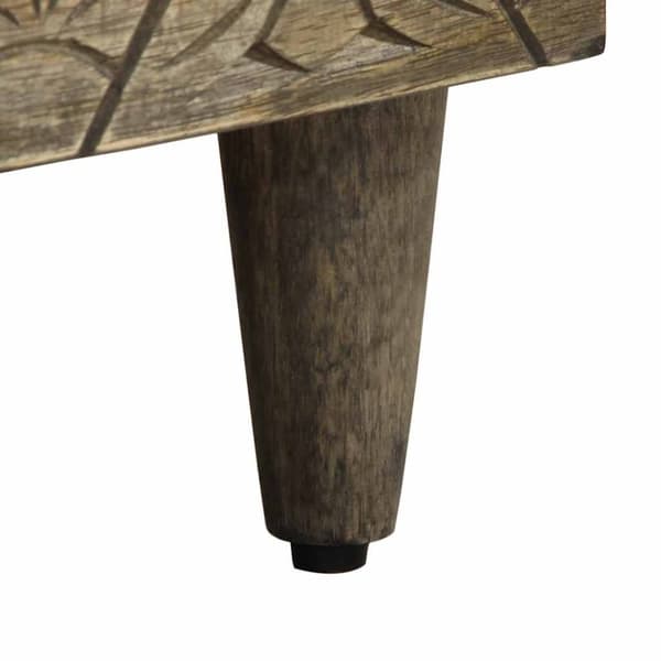 vidaXL Nattbord 2 stk lysegrå 40x33x46 cm heltre mango