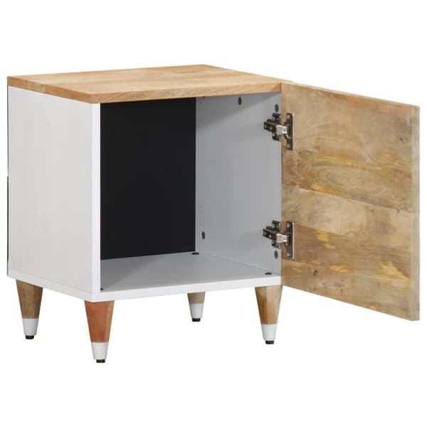 vidaXL Nattbord 2 stk 40x33,5x46 cm heltre mango