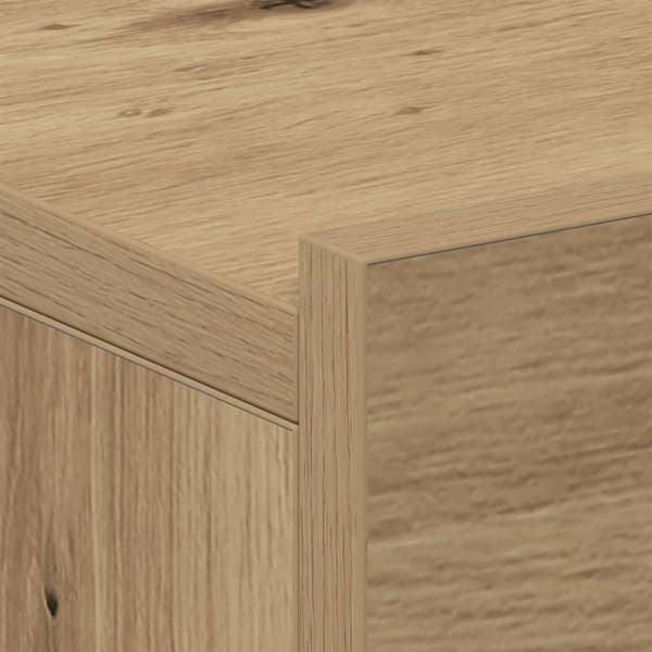 vidaXL Flytende nattbord artisan eik 40x32x15 cm konstruert tre