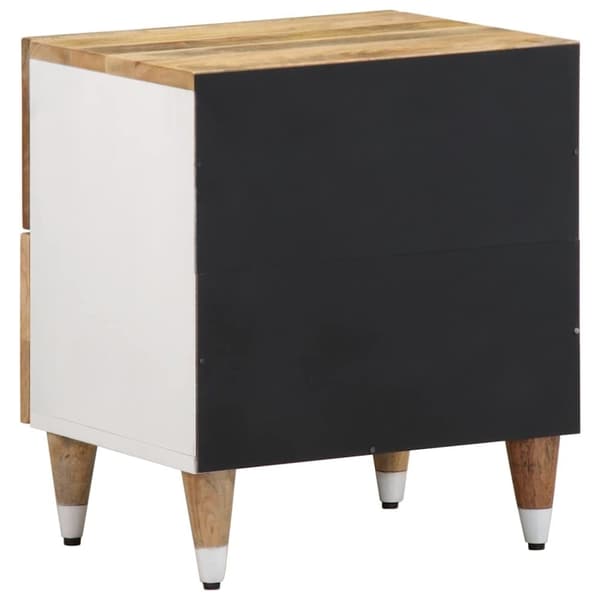 vidaXL Nattbord 40x33,5x46 cm heltre mango