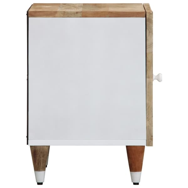 vidaXL Nattbord 40x33,5x46 cm heltre mango