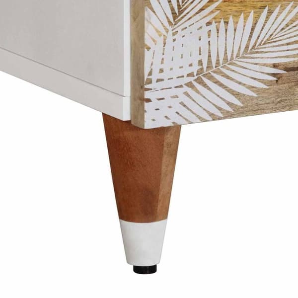 vidaXL Nattbord 40x33,5x46 cm heltre mango