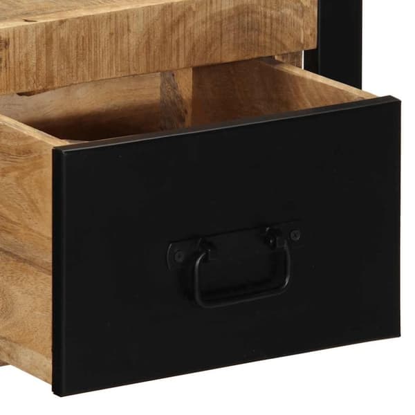 vidaXL Nattbord 40x35x25 cm grovt heltre mangotre