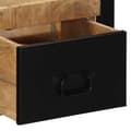 Miniatyrbilde 6 av 11: vidaXL Nattbord 2 stk 40x35x25 cm grovt heltre mangotre