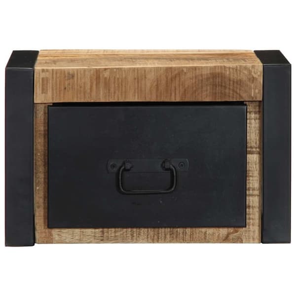 vidaXL Nattbord 2 stk 40x35x25 cm grovt heltre mangotre