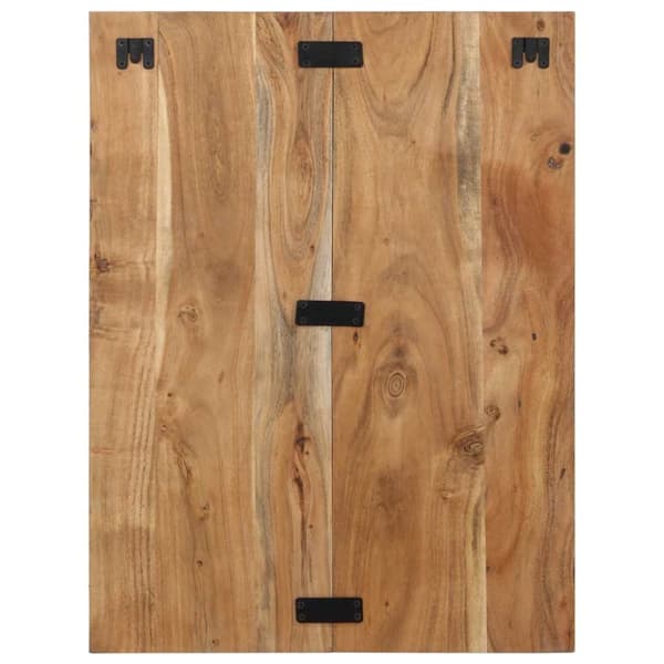vidaXL Sängbord 60x32x80 cm massivt akaciaträ