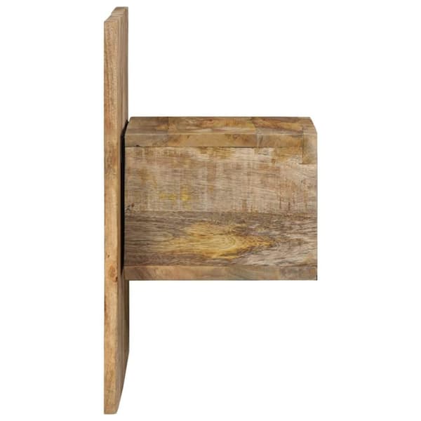 vidaXL Nattbord 50x27x50 cm grovt heltre mangotre