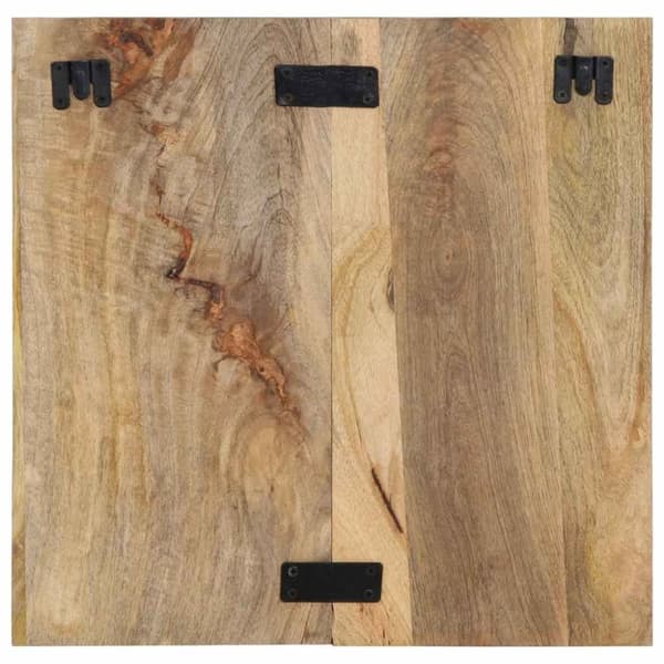 vidaXL Nattbord 50x27x50 cm grovt heltre mangotre
