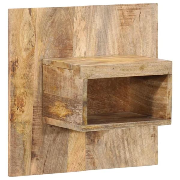 vidaXL Nattbord 50x27x50 cm grovt heltre mangotre
