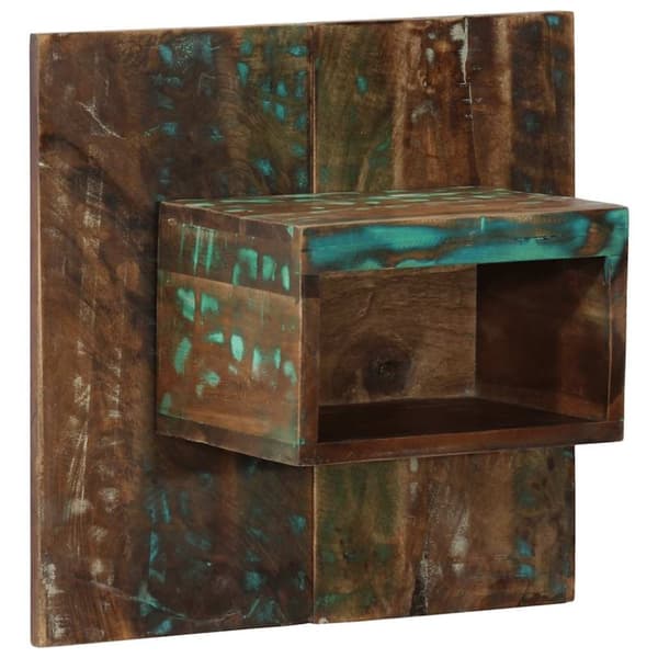 vidaXL Nattbord flerfarget 50x27x50 cm gjenvunnet heltre