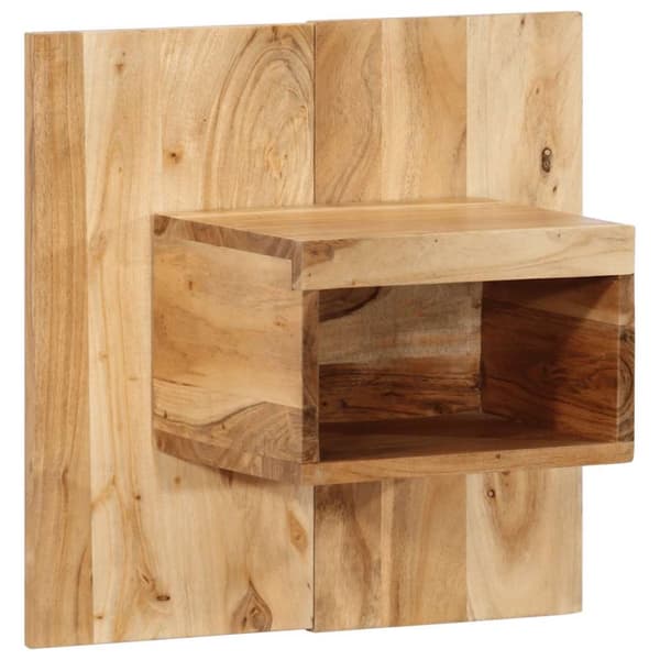 vidaXL Nattbord 50x27x50 cm heltre akasie