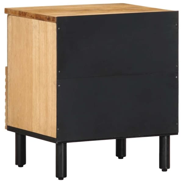 vidaXL Nattbord brun 40x33x46 cm heltre mango