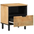 Miniatyrbilde 2 av 11: vidaXL Nattbord brun 40x33x46 cm heltre mango
