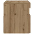 Pikkukuva 9 / 11: vidaXL yöpöytäkaappi LED-valoilla käsityöläinen tammi 60x35x40 cm