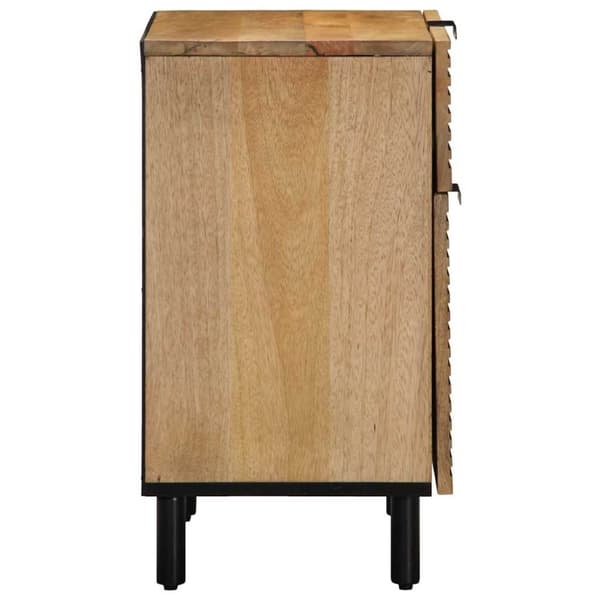 vidaXL Sängskåp brun 50x33x60 cm mango i massivt trä