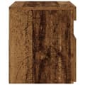Miniatyrbilde 9 av 11: vidaXL Nattbord med LED-lys gammelt tre 60x35x40 cm konstruert tre