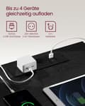 Miniatyrbillede 3 af 7: Sidebord - med 3 skuffer - Moderne - Ebony Black