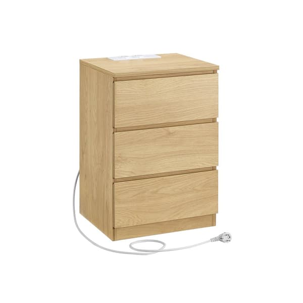 Sengbord - moderne - med 3 skuffer - Strogeel