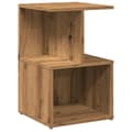 Miniatyrbilde 3 av 11: vidaXL Nattbord artisan eik 35x35x55 cm konstruert tre
